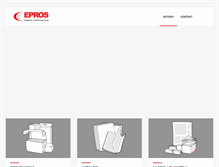 Tablet Screenshot of epros.pl