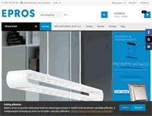 Tablet Screenshot of epros.si